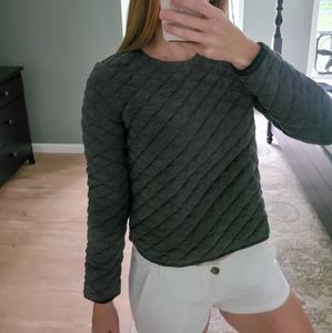 J. Crew Quilted Sweater